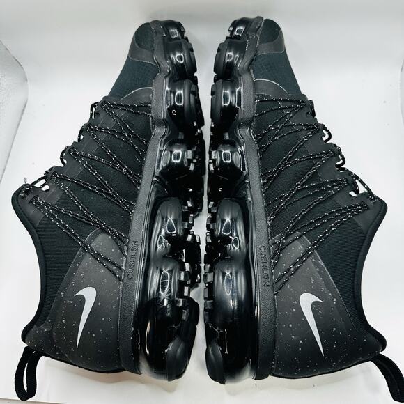 Nike Air VaporMax Run Utility Men's Size 10 US Black Athletic Shoes CZ9313-001 - Picture 7 of 10